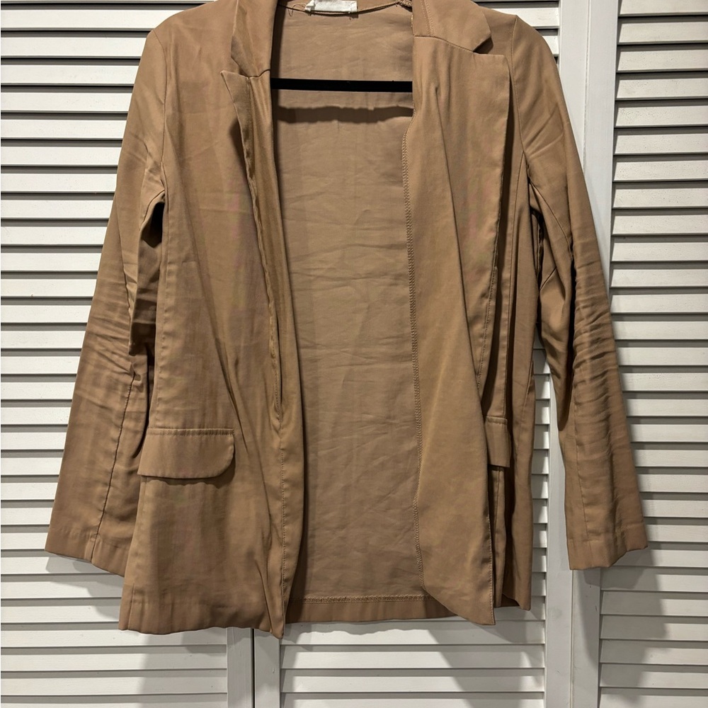 Primark Tan Blazer Lightweight Suit Jacket